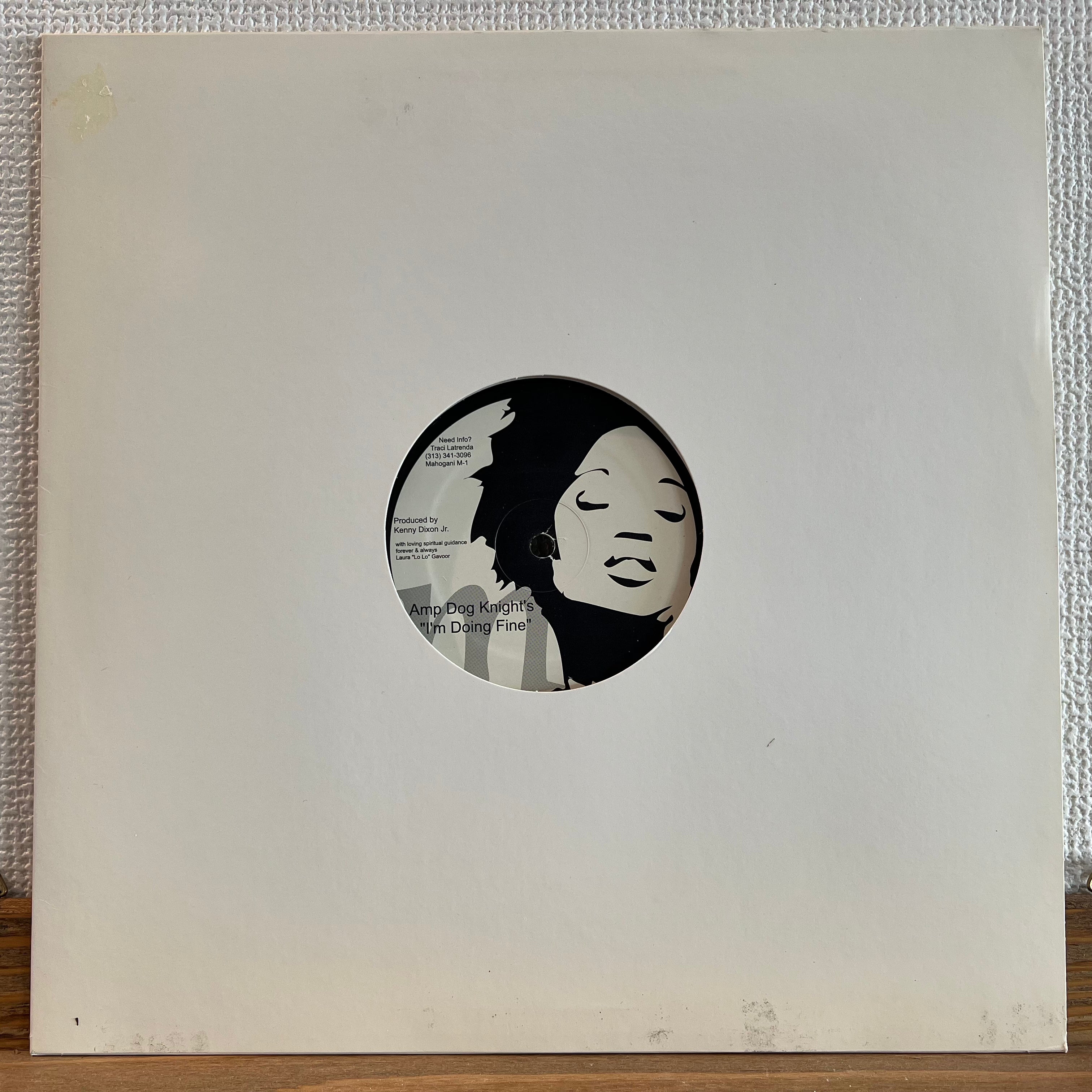 12” Amp Dog Knight Im Doing Fine MAHOGANIM1 Mahogani Music /00250 AMP DOG KNIGHT'S / I'm Doing Fine (Mahogani Music, Mahogani M-1