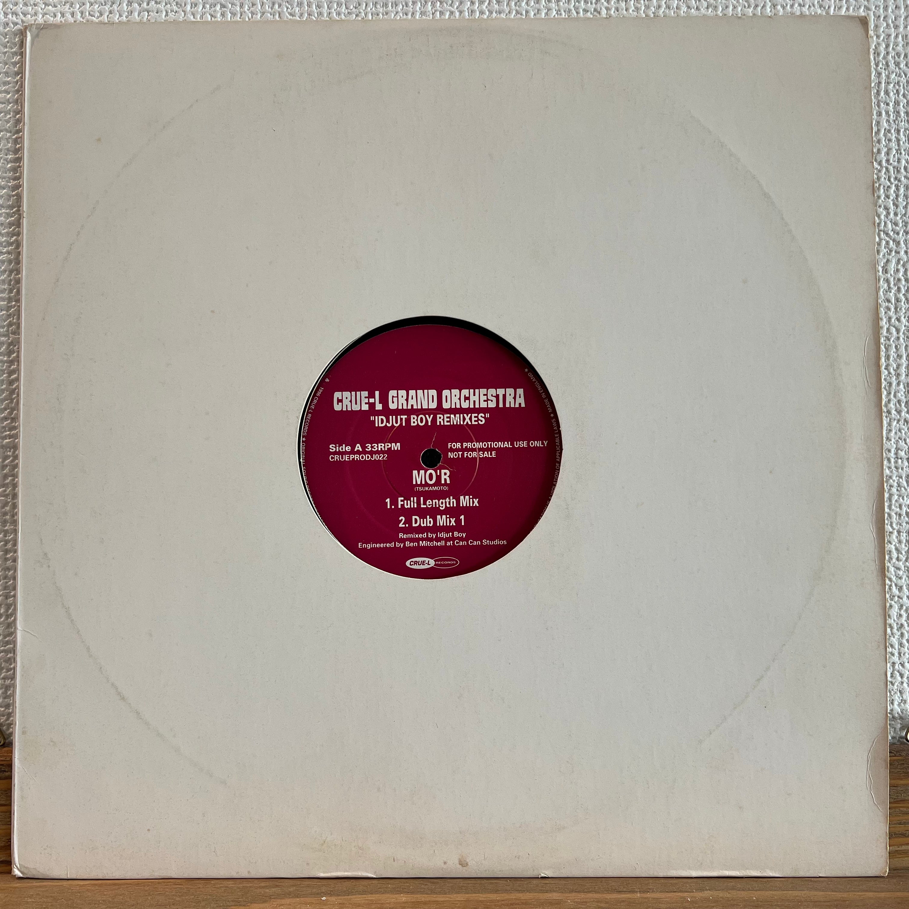 Crue–L Grand Orchestra - Mo'R (Idjut Boys Remixes) – Music Forecast
