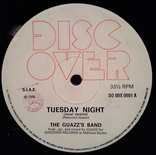 RE ARRIVAL/再入荷 Night Tuesday - Band Guazz's The – Forecast Music 洋楽