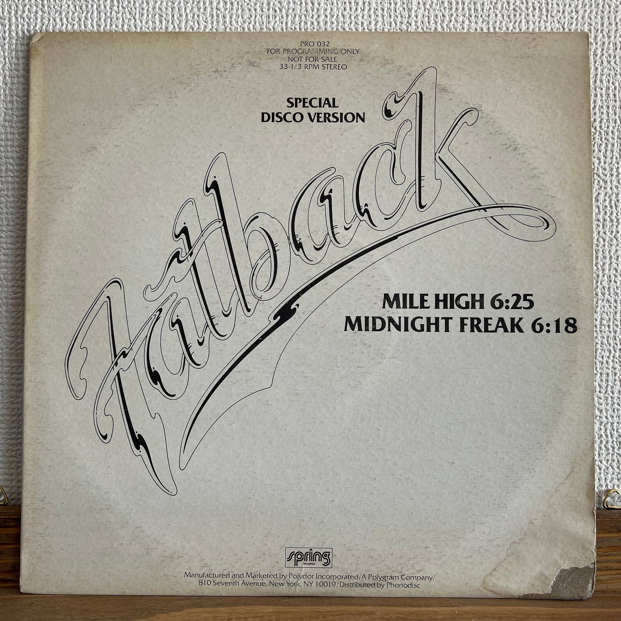 Fatback - Mile High / Midnight Freak