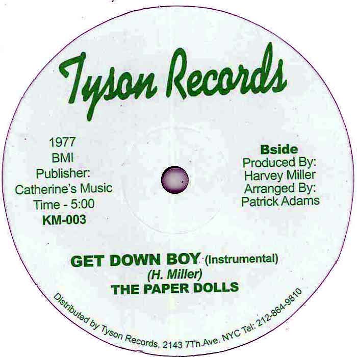 The Paper Dolls - Get Down Boy