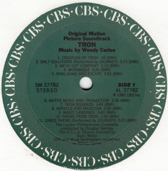 Wendy Carlos - Tron (Original Motion Picture Soundtrack) | CBS
